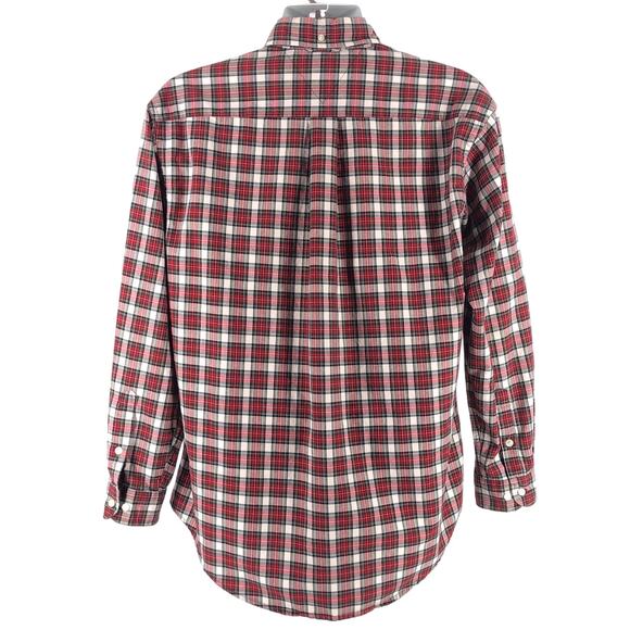 Y2K Tommy Hilfiger mixed plaid button down shirt 2000s vintage - Picture 2 of 6
